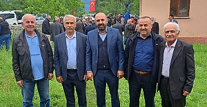 İlçe Başkanı Adem Bülbül, Pelitcik Köyü’ndeki yağmur duasına katıldı