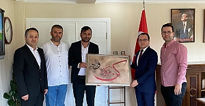 Kaymakam Aksoy’a hayırlı olsun ziyareti