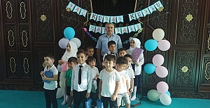 Kargı Yeni Cami 4-6 Yaş Yaz Kur'an Kursu’ndan kapanış programı