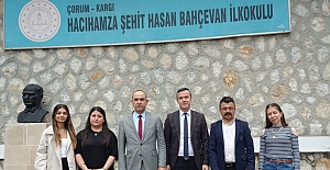 Hacıhamza Şehit Hasan Bahçevan İlkokulu'na önemli ziyaret