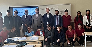 İl Milli Eğitim Şube Müdürü Hasan Doğan'dan Kargı'da eğitime yakın ilgi