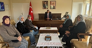 Kargı Yeşilköy Köyü Kadın Girişimcileri, Kaymakam Oğuzhan Akman’ı ziyaret etti