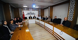 Başhekim Demir, İl Sağlık Müdürlüğü’nün değerlendirme toplantısına katıldı