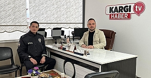 İlçe Emniyet Amiri Çağatay Özyılmaz, Gazeteciler Gününü kutladı