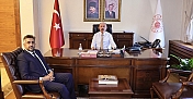 Başhekim Doç. Dr. Muhammed Gömeç'ten Vali Ali Çalgan'a ziyaret