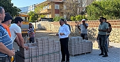 Kargı Belediye Başkanı Hamit Dereli yol onarım çalışmalarını inceledi